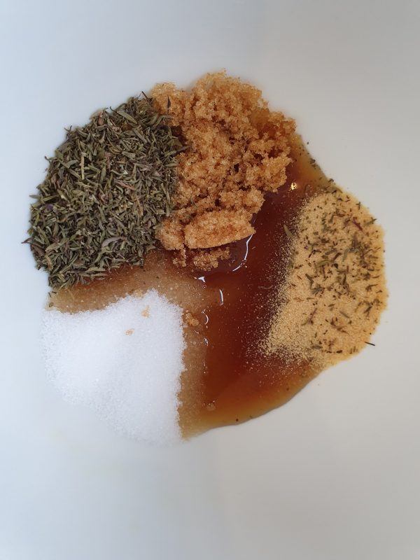 Meng alle ingrediënten goed door elkaar